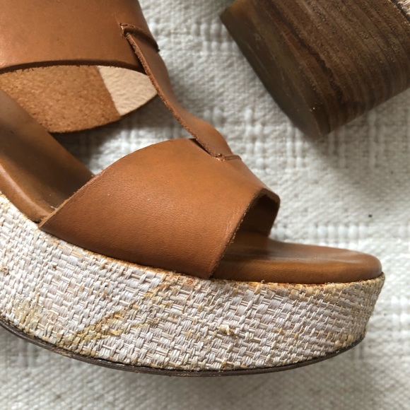 Anthropologie Miss Albright Anjal Slides, Tan, 9W - Picture 3 of 9